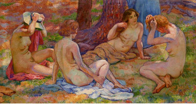 Four Bathers, Theo Van Rysselberghe